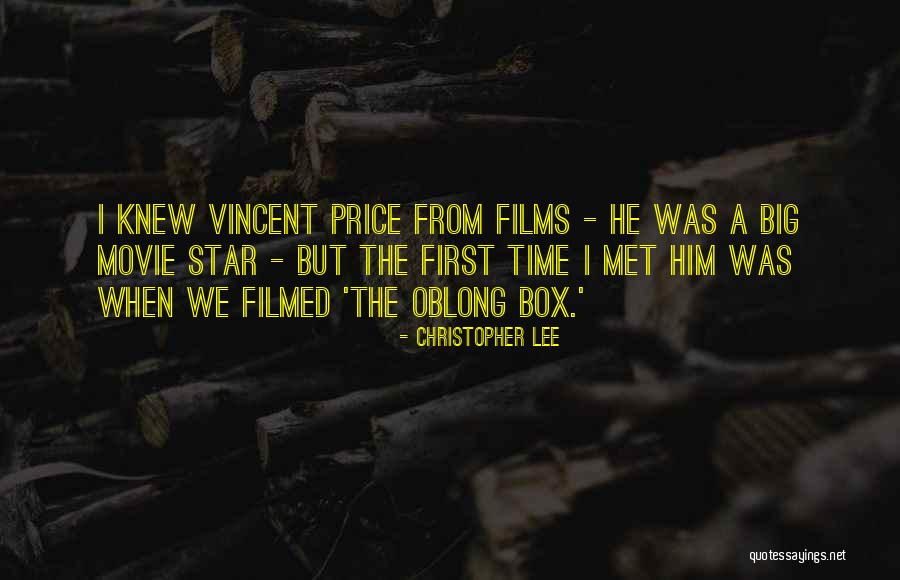 Oblong Box Quotes By Christopher Lee Oblong Box Quotes By Christopher Lee