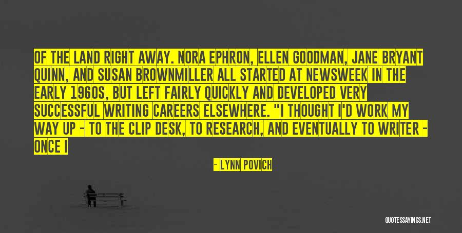 Obloukova Quotes By Lynn Povich Obloukova Quotes By Lynn Povich