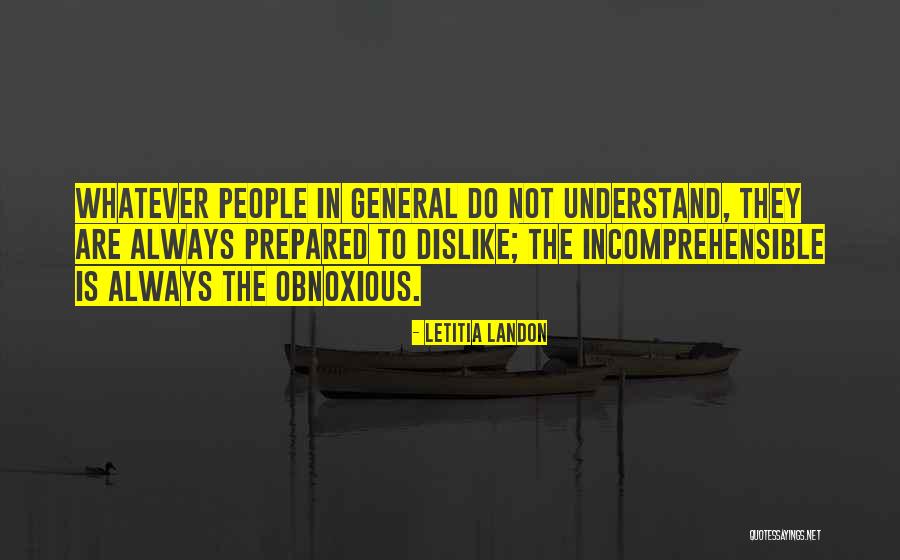 Obnoxious Quotes By Letitia Landon Obnoxious Quotes By Letitia Landon
