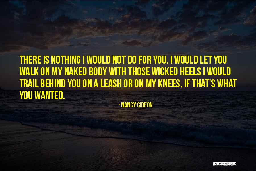 Oboots Quotes By Nancy Gideon Oboots Quotes By Nancy Gideon