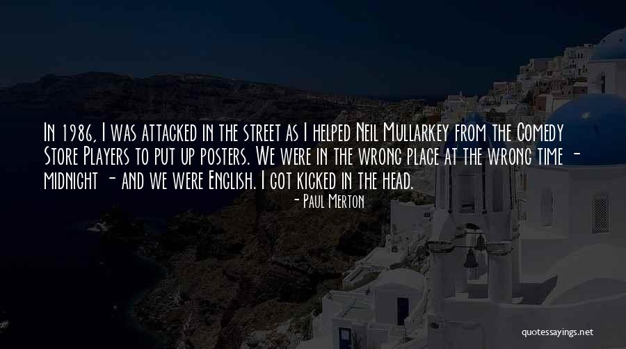 Obrenovic Jagodina Quotes By Paul Merton Obrenovic Jagodina Quotes By Paul Merton