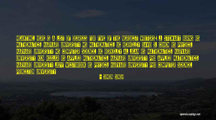 Obrochta Surname Quotes By Simon Singh Obrochta Surname Quotes By Simon Singh