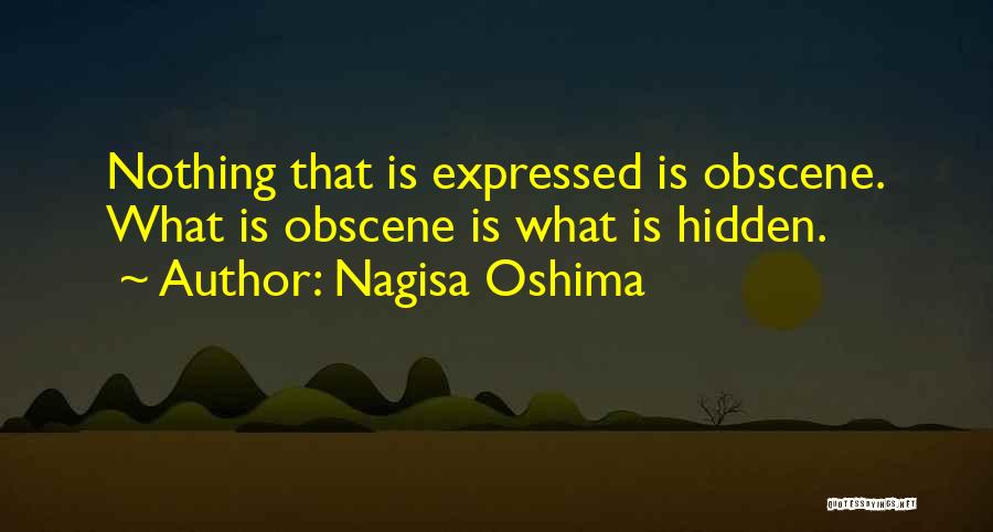 Obscene Quotes By Nagisa Oshima