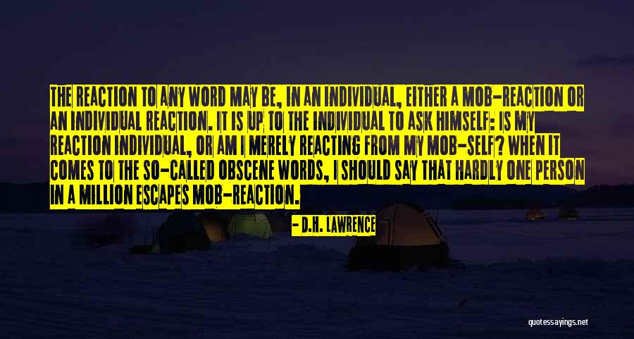 Obscene Words Quotes By D.H. Lawrence Obscene Words Quotes By D.H. Lawrence