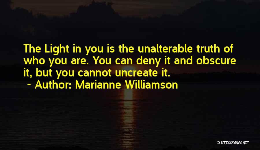 Obscure Quotes By Marianne Williamson