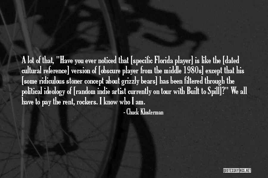 Obscure Reference Quotes By Chuck Klosterman Obscure Reference Quotes By Chuck Klosterman