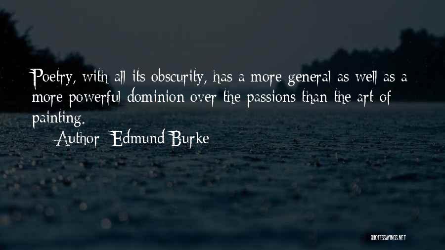 Obscurity Quotes By Edmund Burke