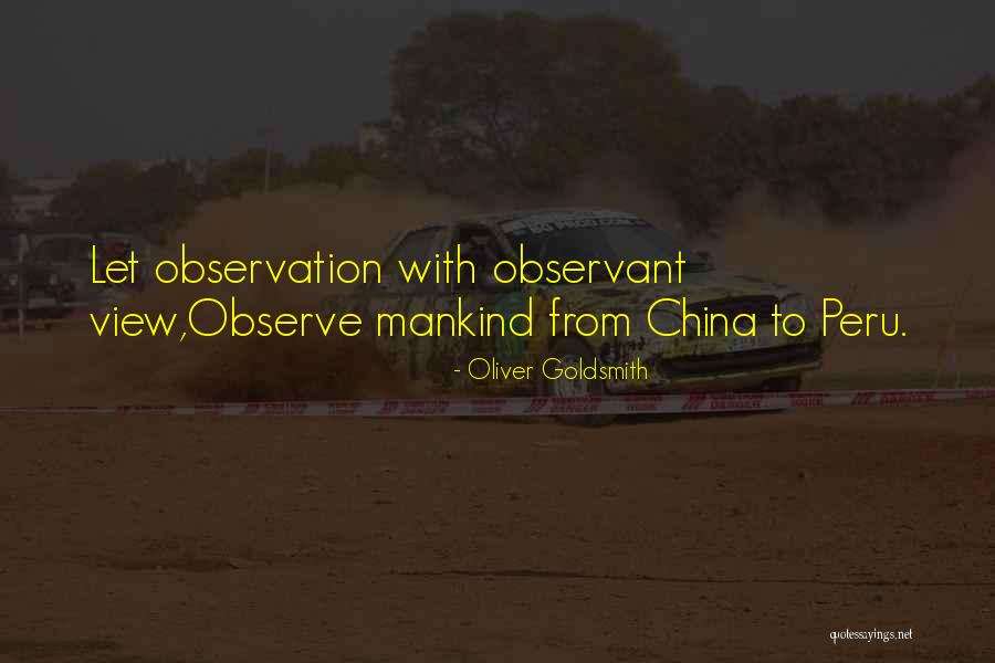 Observant Quotes By Oliver Goldsmith Observant Quotes By Oliver Goldsmith