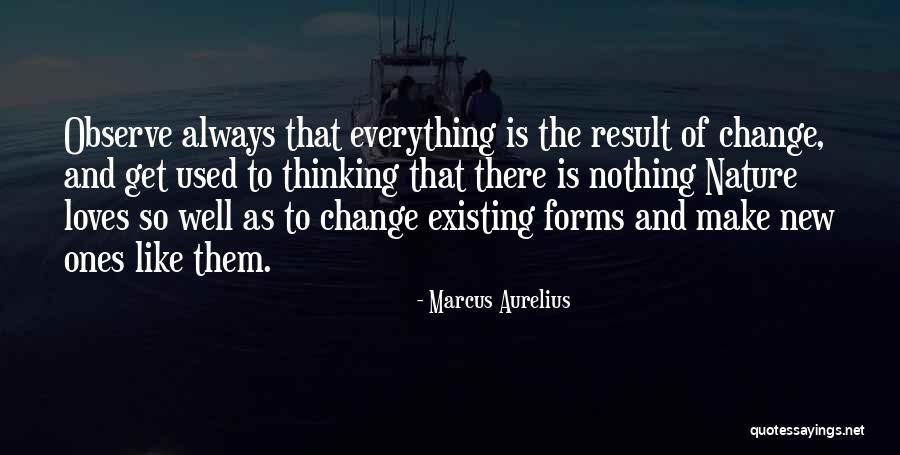 Observe Nature Quotes By Marcus Aurelius Observe Nature Quotes By Marcus Aurelius