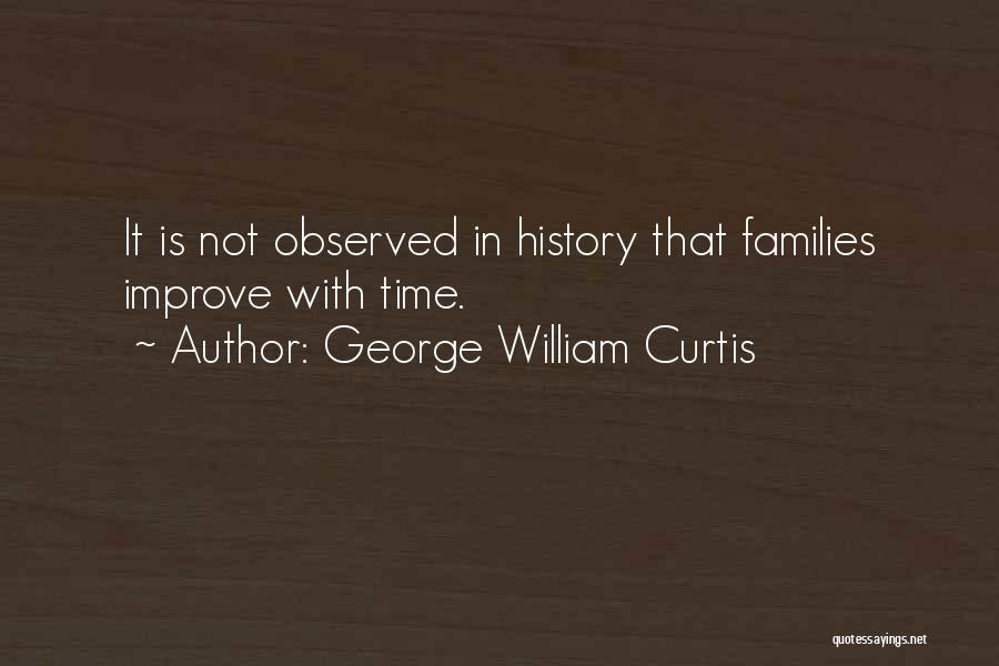 Observed Quotes By George William Curtis