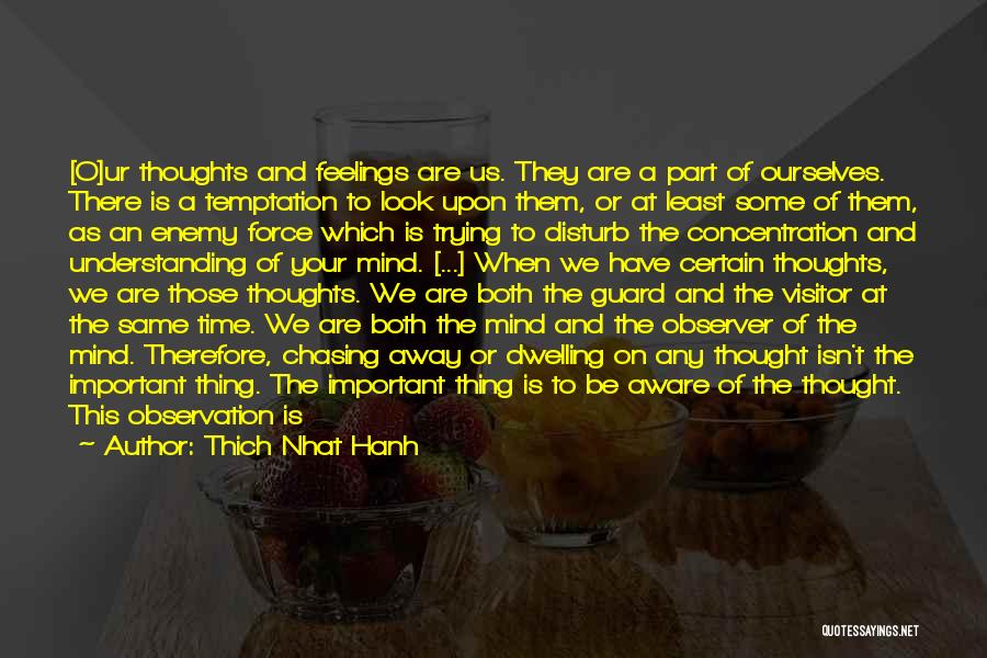 Observer Quotes By Thich Nhat Hanh