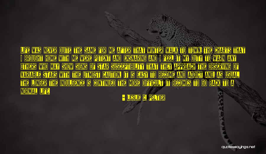 Observing Life Quotes By Leslie C. Peltier Observing Life Quotes By Leslie C. Peltier