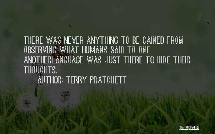 Observing Quotes By Terry Pratchett