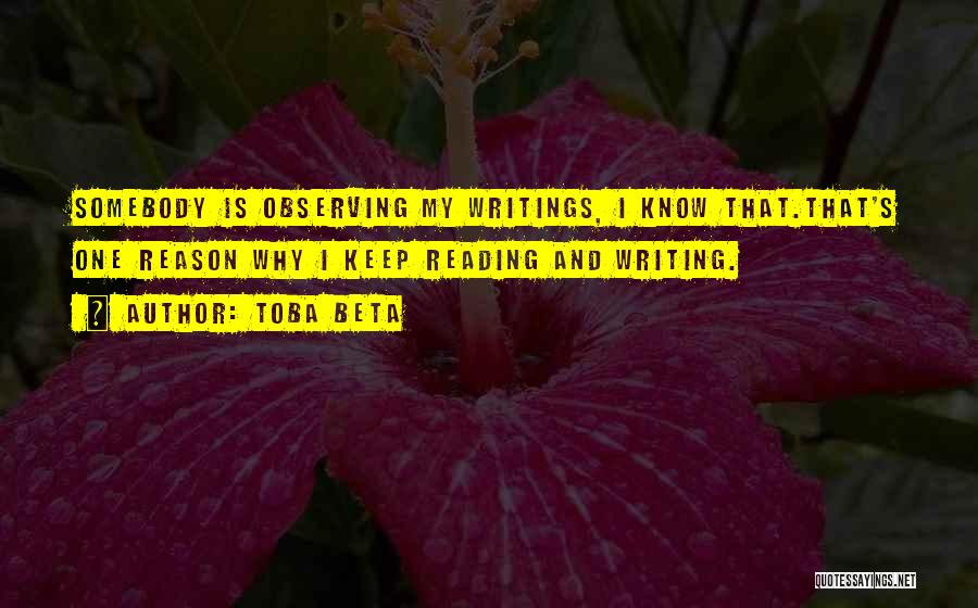 Observing Quotes By Toba Beta