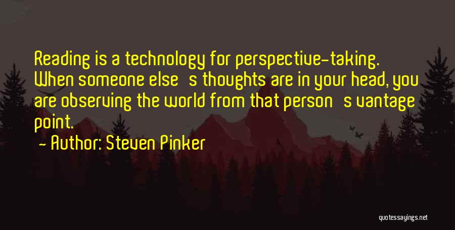 Observing Someone Quotes By Steven Pinker
