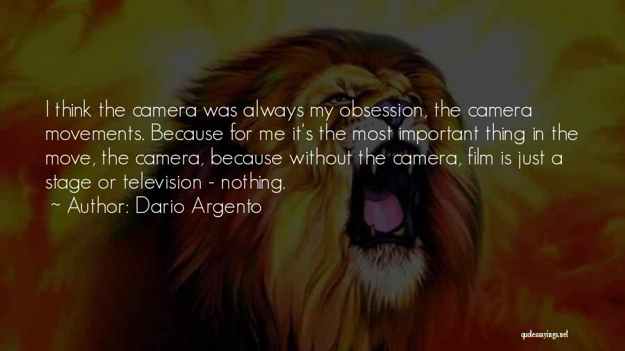 Obsession Quotes By Dario Argento