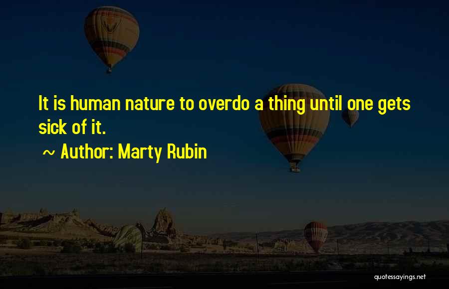 Obsession Quotes By Marty Rubin