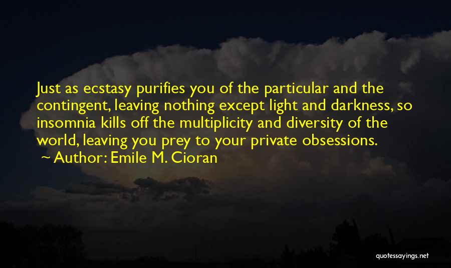 Obsessions Quotes By Emile M. Cioran