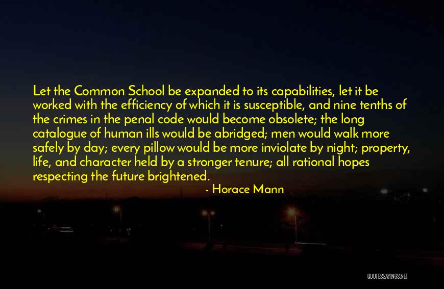 Obsolete Quotes By Horace Mann