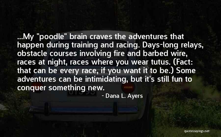 Obstacle Courses Quotes By Dana L. Ayers Obstacle Courses Quotes By Dana L. Ayers
