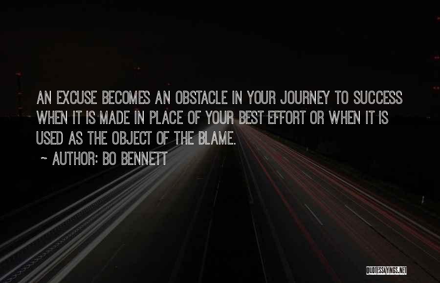 Obstacle Quotes By Bo Bennett