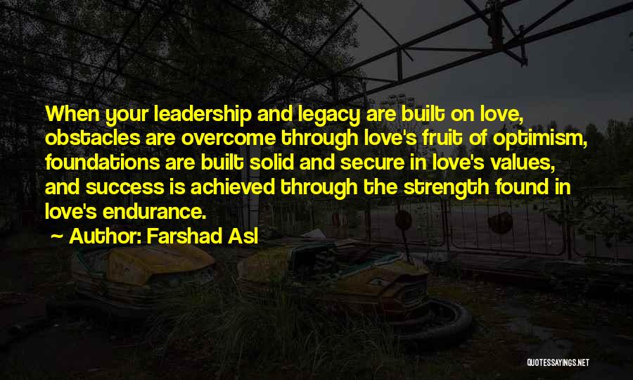 Obstacles And Success Quotes By Farshad Asl