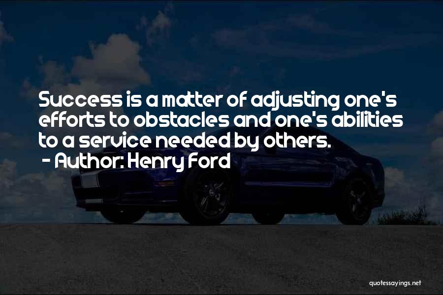 Obstacles And Success Quotes By Henry Ford