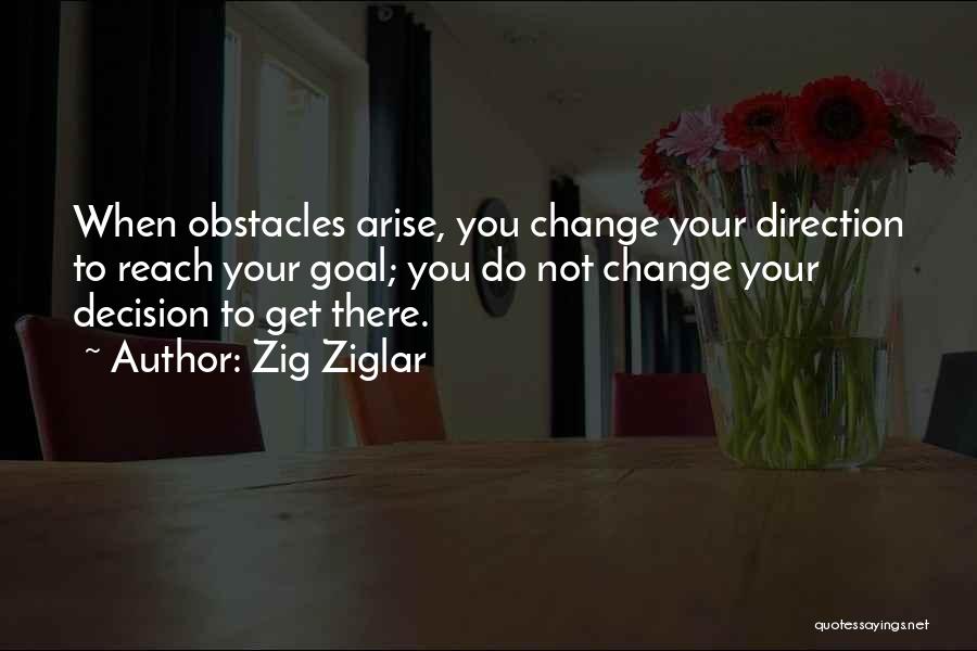 Obstacles Inspirational Quotes By Zig Ziglar