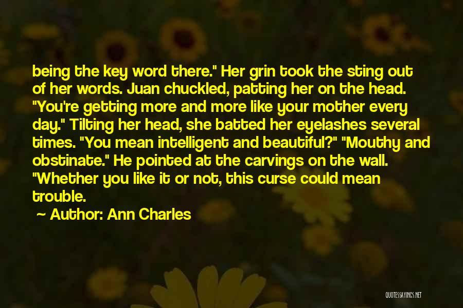 Obstinate Quotes By Ann Charles