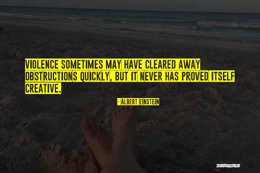 Obstructions Quotes By Albert Einstein Obstructions Quotes By Albert Einstein