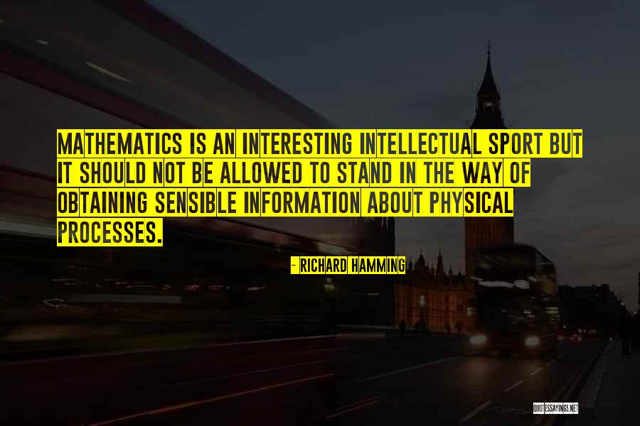 Obtaining 3 Quotes By Richard Hamming Obtaining 3 Quotes By Richard Hamming