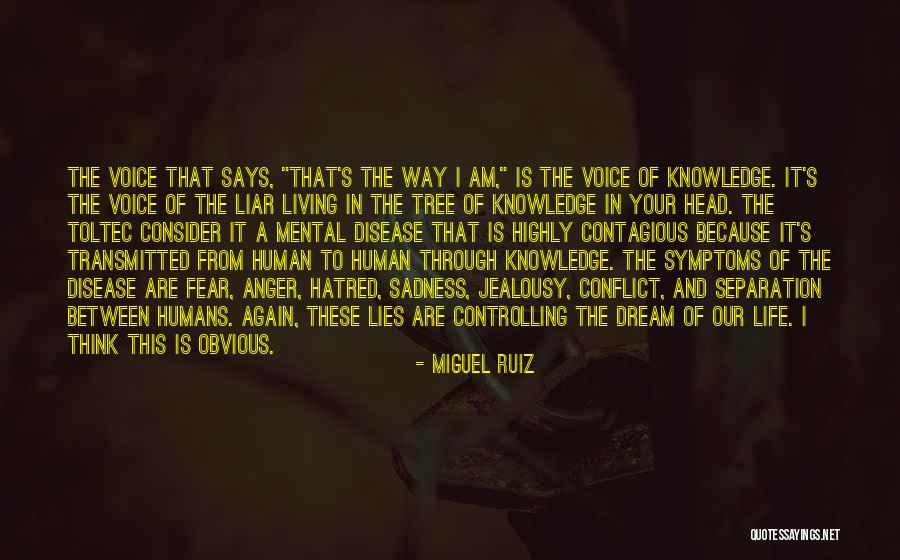 Obvious Lies Quotes By Miguel Ruiz