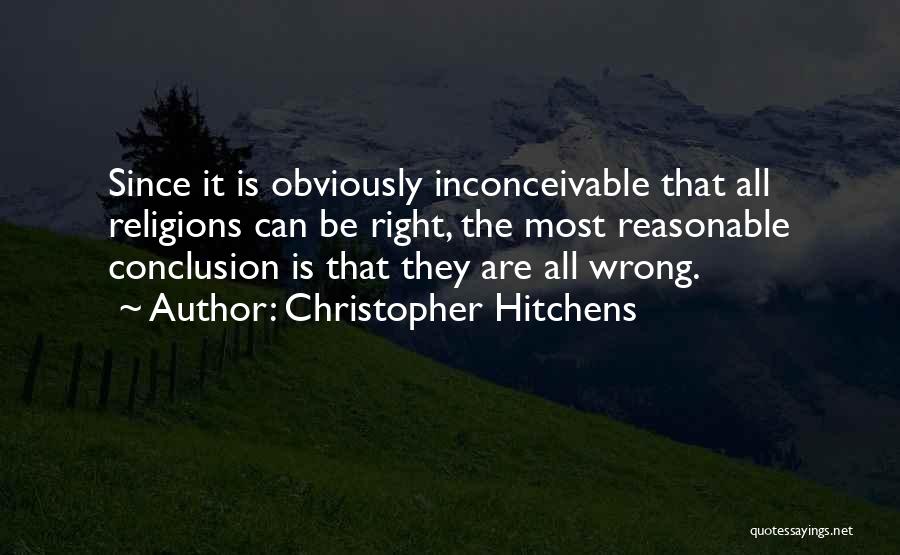 Obviously Quotes By Christopher Hitchens