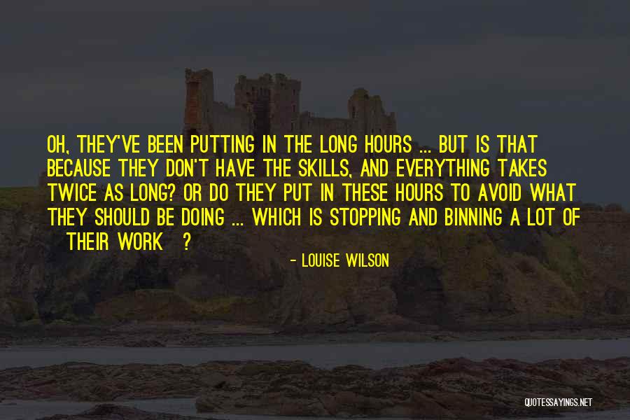 Ocasey Play Quotes By Louise Wilson Ocasey Play Quotes By Louise Wilson