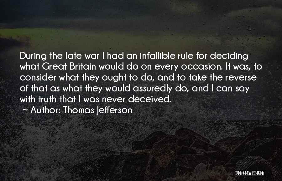 Occasion Do Quotes By Thomas Jefferson