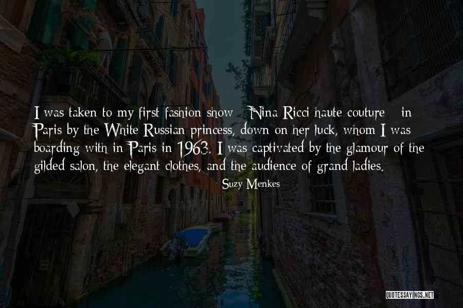 Occassional Quotes By Suzy Menkes Occassional Quotes By Suzy Menkes