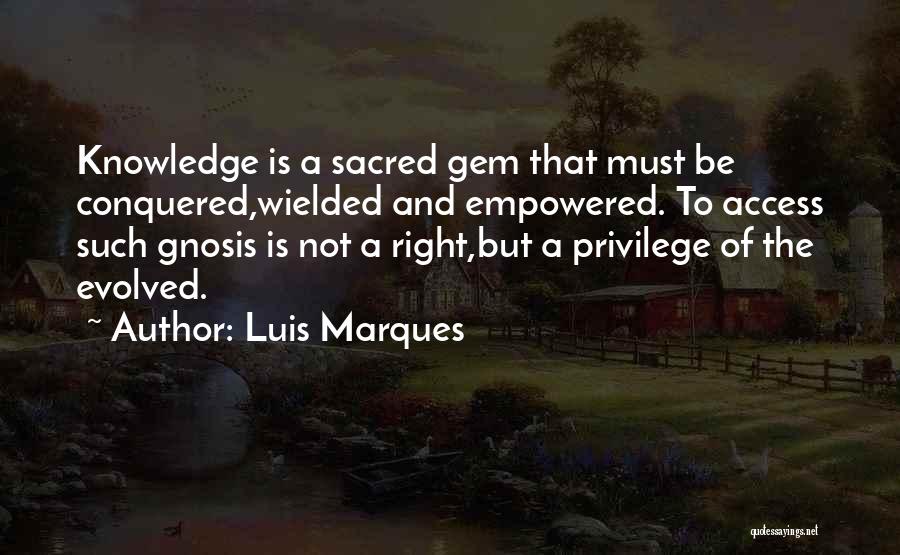 Occult Wisdom Quotes By Luis Marques