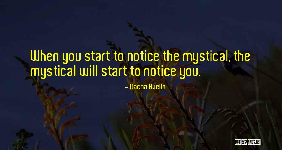 Occult Witch Quotes By Dacha Avelin