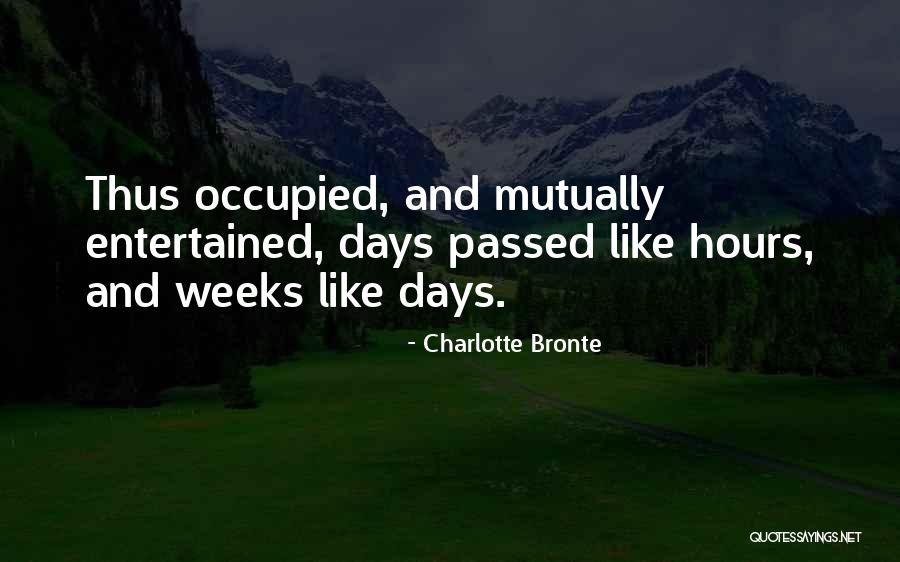 Occupied Quotes By Charlotte Bronte Occupied Quotes By Charlotte Bronte