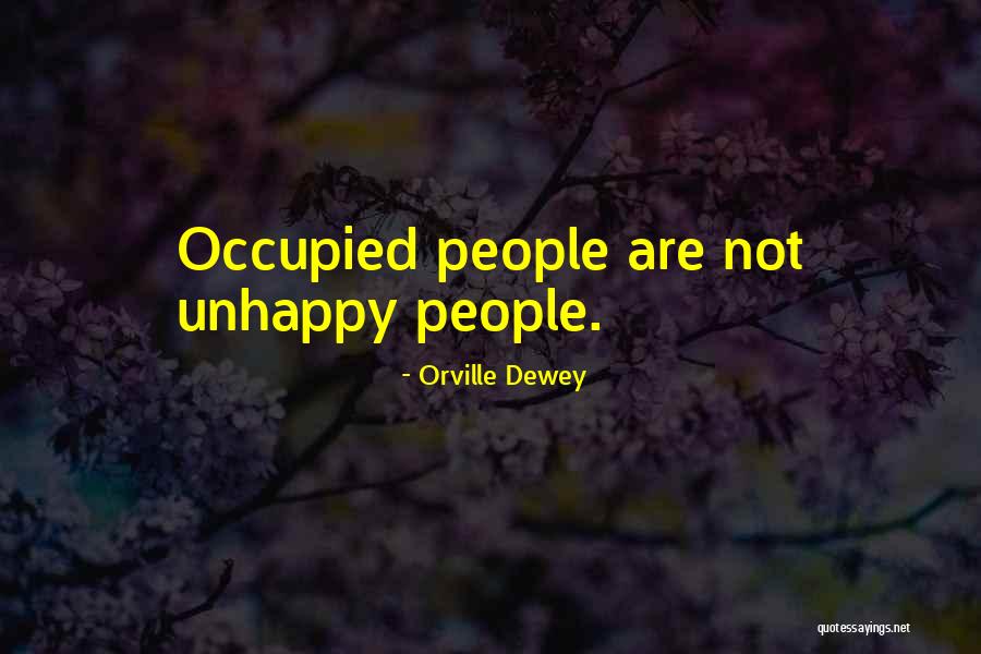 Occupied Quotes By Orville Dewey Occupied Quotes By Orville Dewey