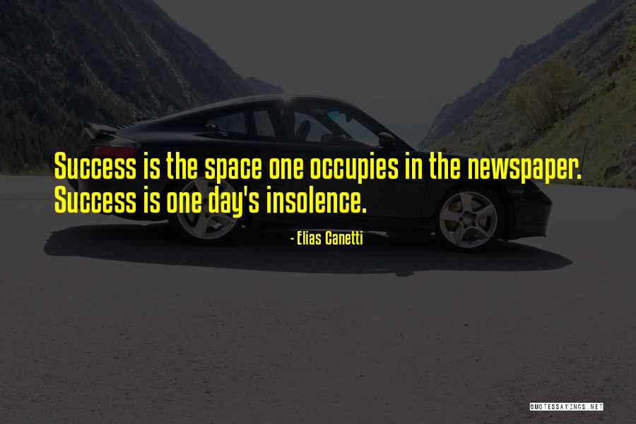 Occupies Space Quotes By Elias Canetti Occupies Space Quotes By Elias Canetti