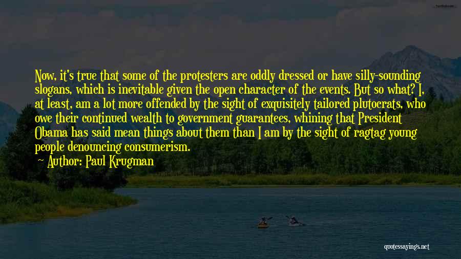 Occupy Wall Street Quotes By Paul Krugman