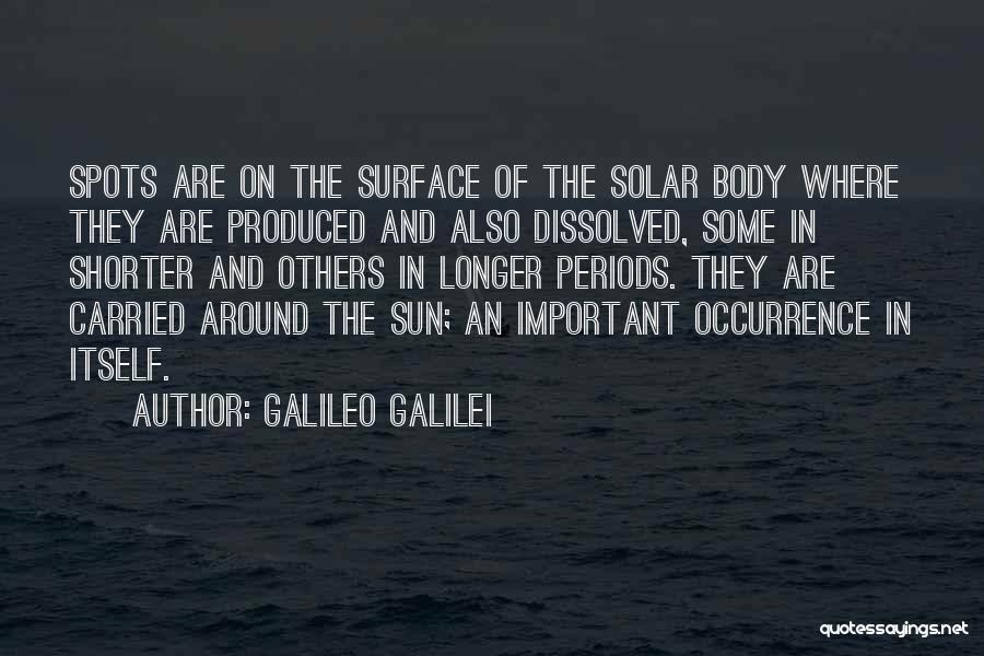 Occurrence Quotes By Galileo Galilei