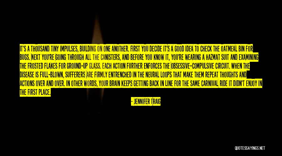 Ocd Thoughts Quotes By Jennifer Traig Ocd Thoughts Quotes By Jennifer Traig