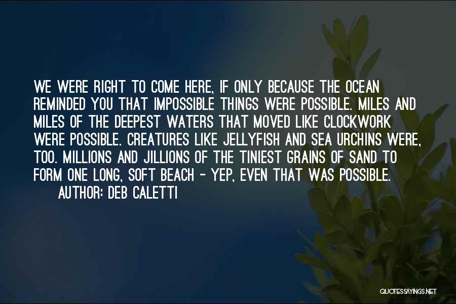 Ocean And Beach Quotes By Deb Caletti