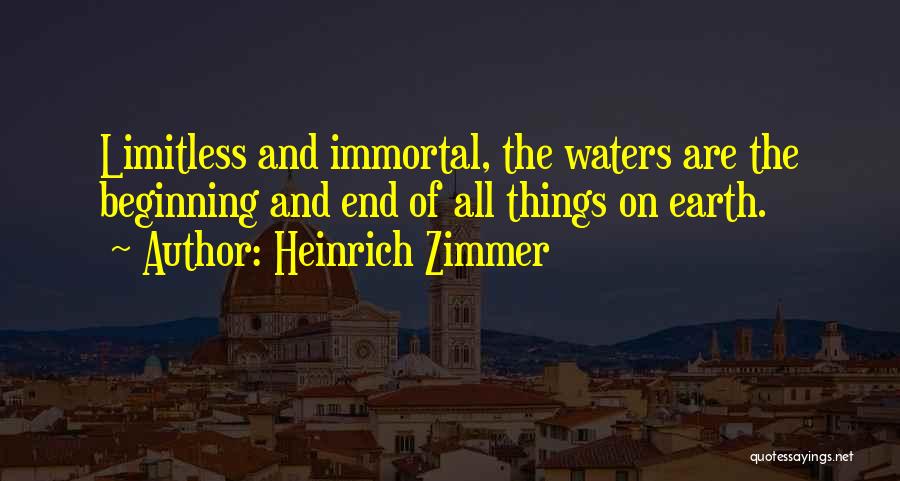 Ocean And Beach Quotes By Heinrich Zimmer