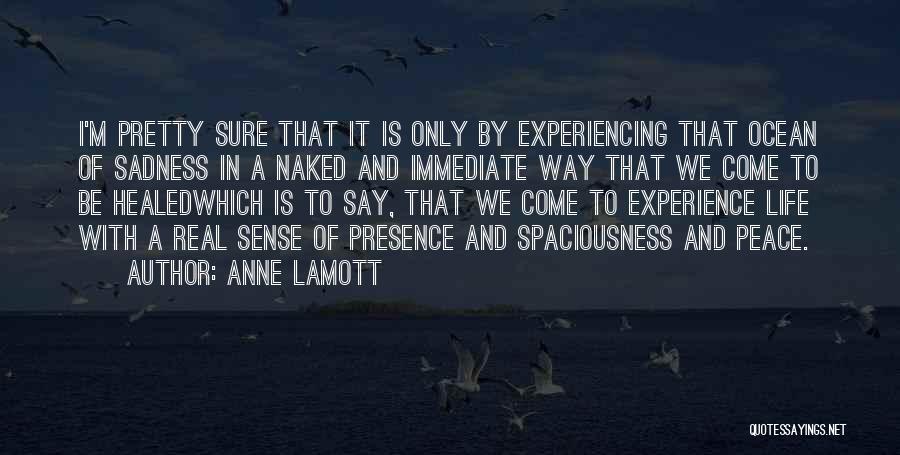 Ocean And Peace Quotes By Anne Lamott