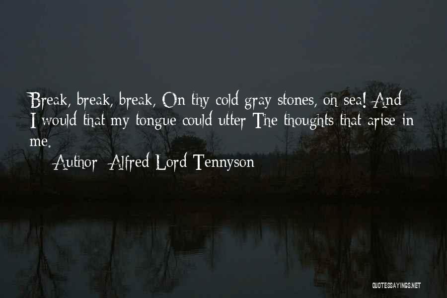 Ocean And Thoughts Quotes By Alfred Lord Tennyson