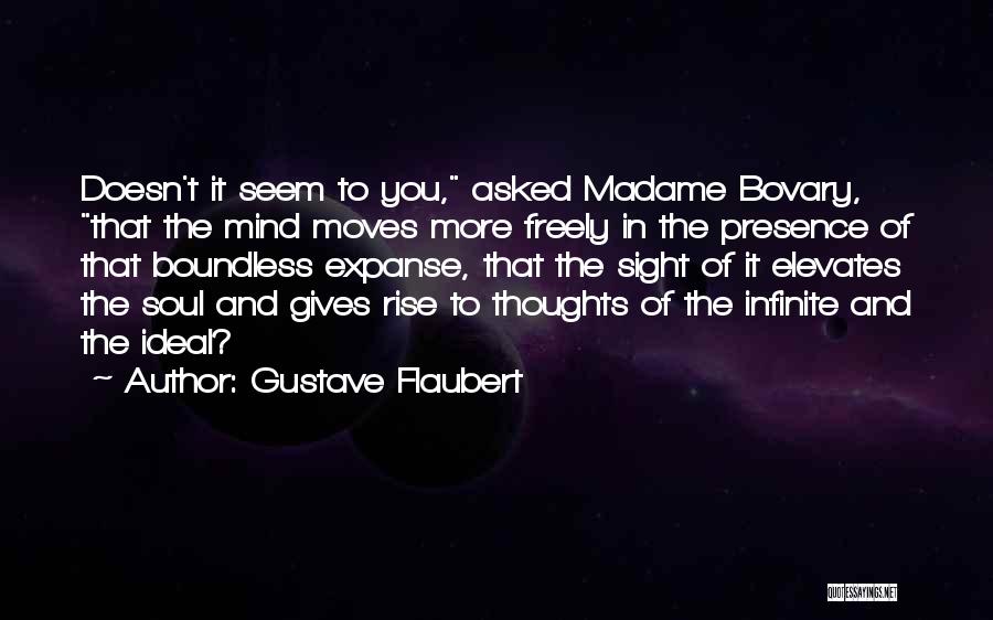 Ocean And Thoughts Quotes By Gustave Flaubert