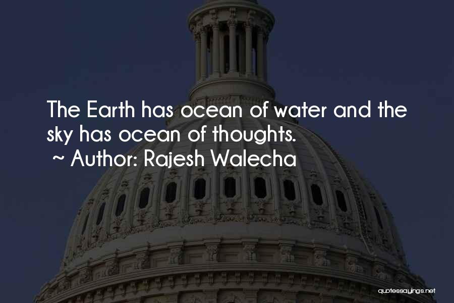 Ocean And Thoughts Quotes By Rajesh Walecha